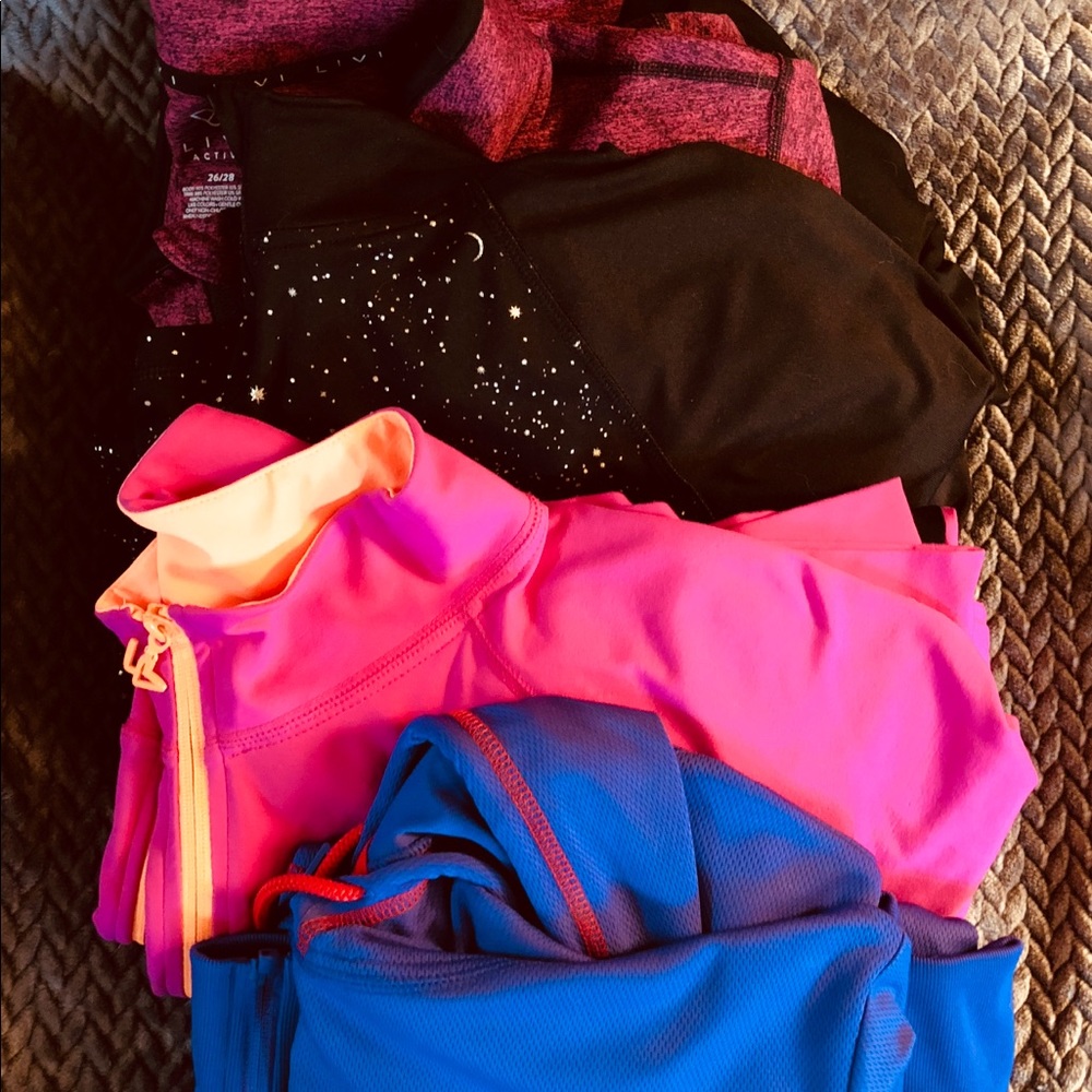 PLUS SIZE zip up work out jackets